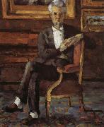 Paul Cezanne Portrait of Victor Chocquet oil painting artist